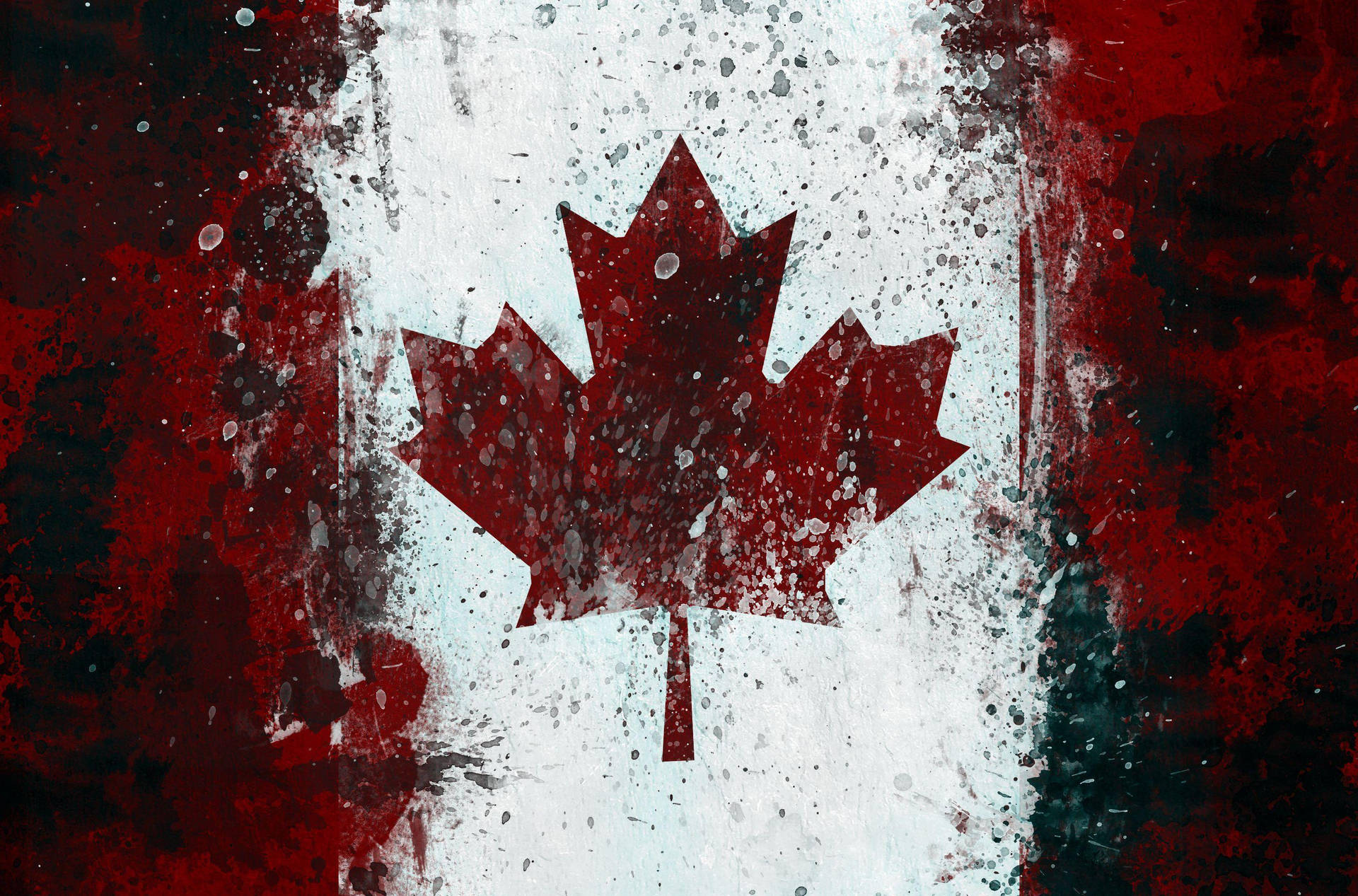 Canada Flag Artwork Background