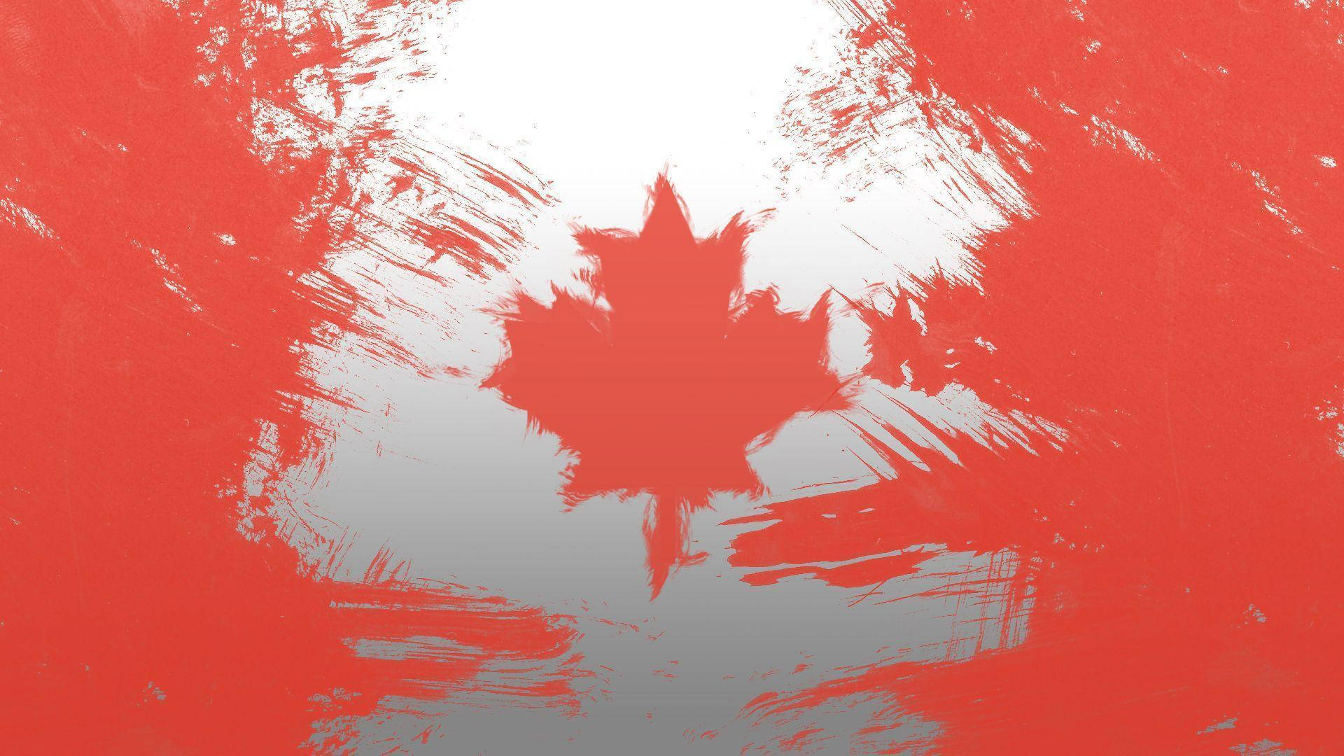 Canada Flag Strokes