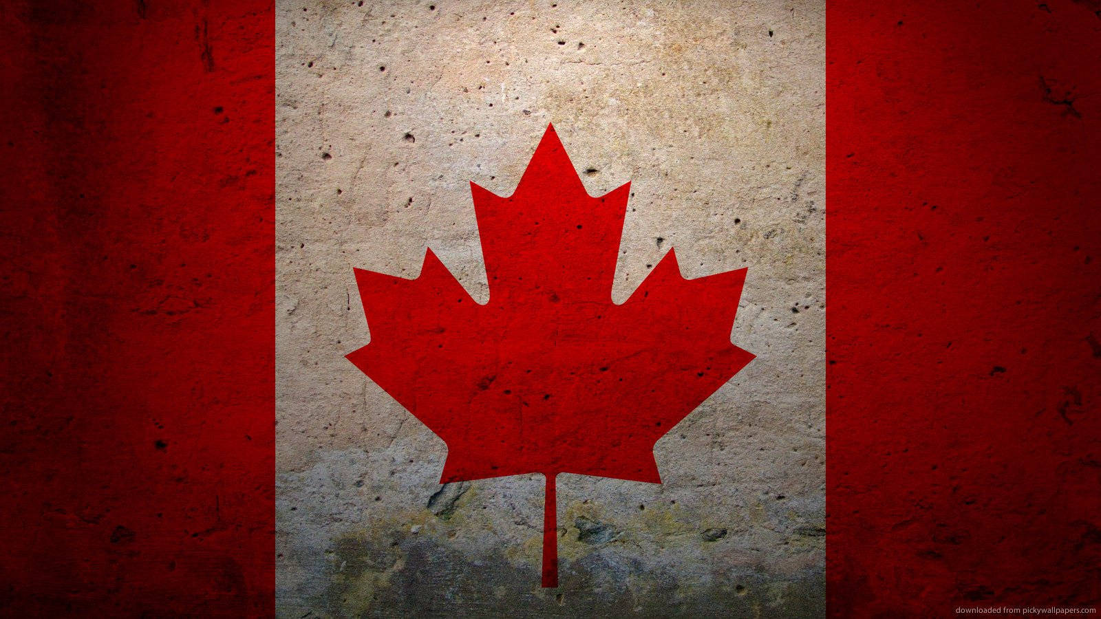 Canada Flag Textured Background