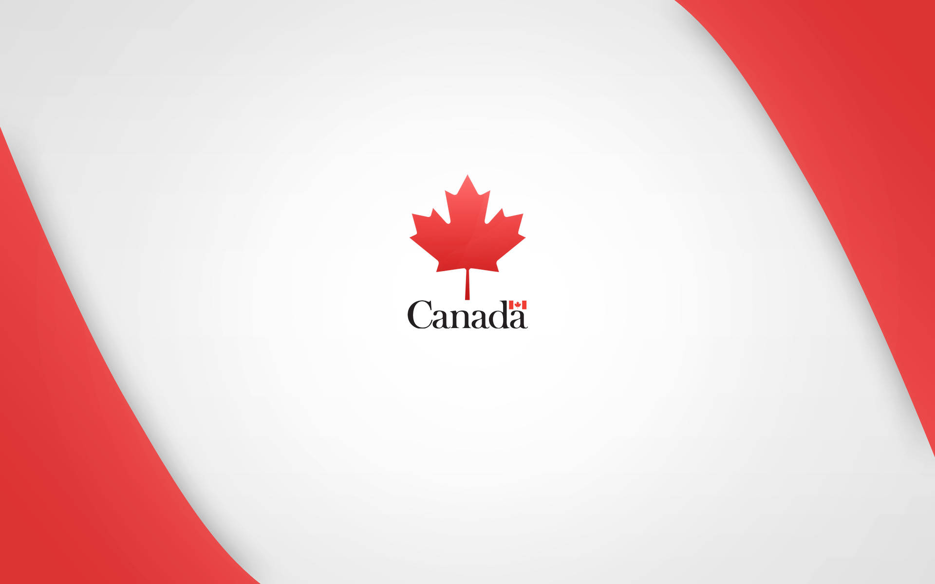 Canada Flag Unique Digital Art Background
