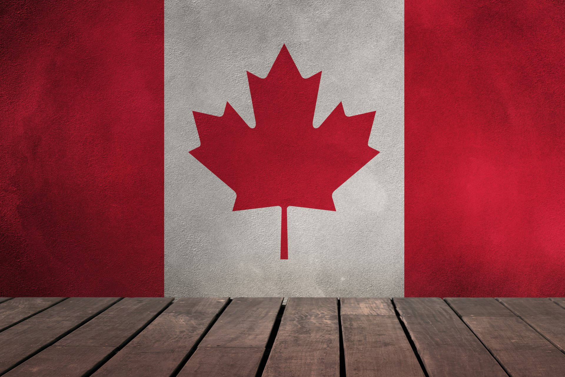 Canada Flag Wall