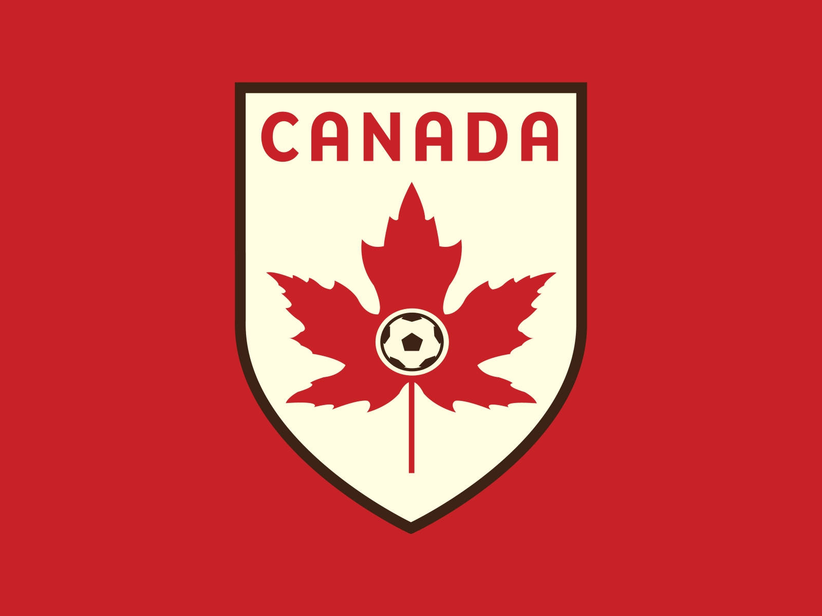 Canada National Football Team Emblem Background