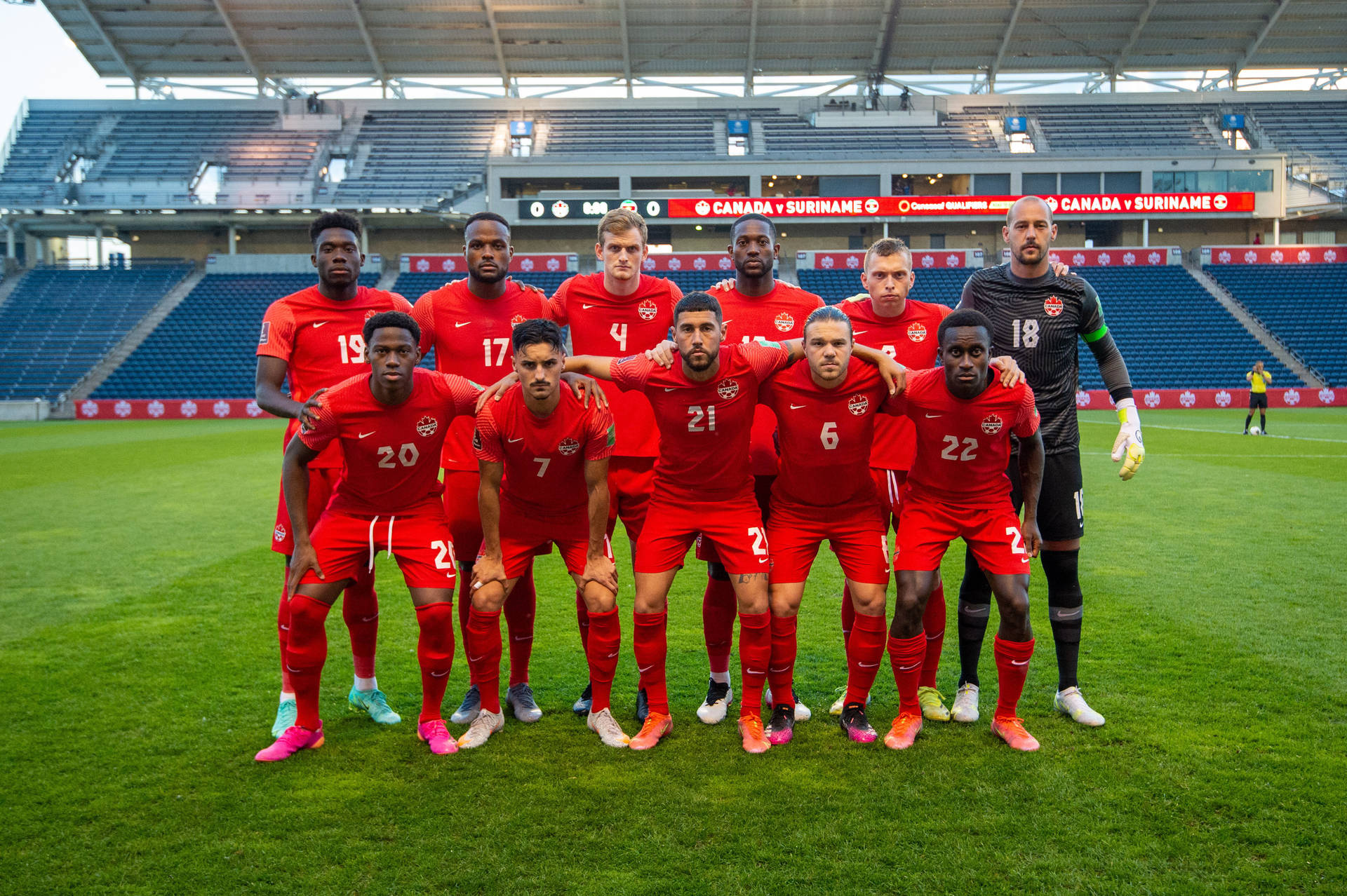 Canada National Football Team Stadium Field Background