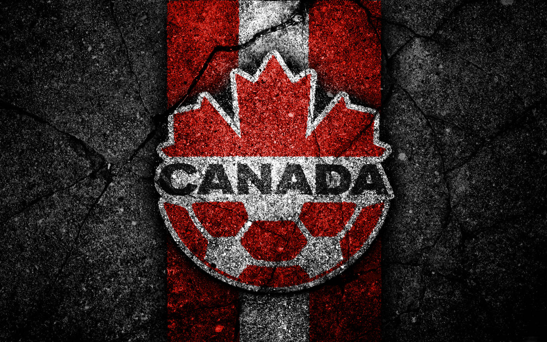 Canada National Football Team Stone Logo Background