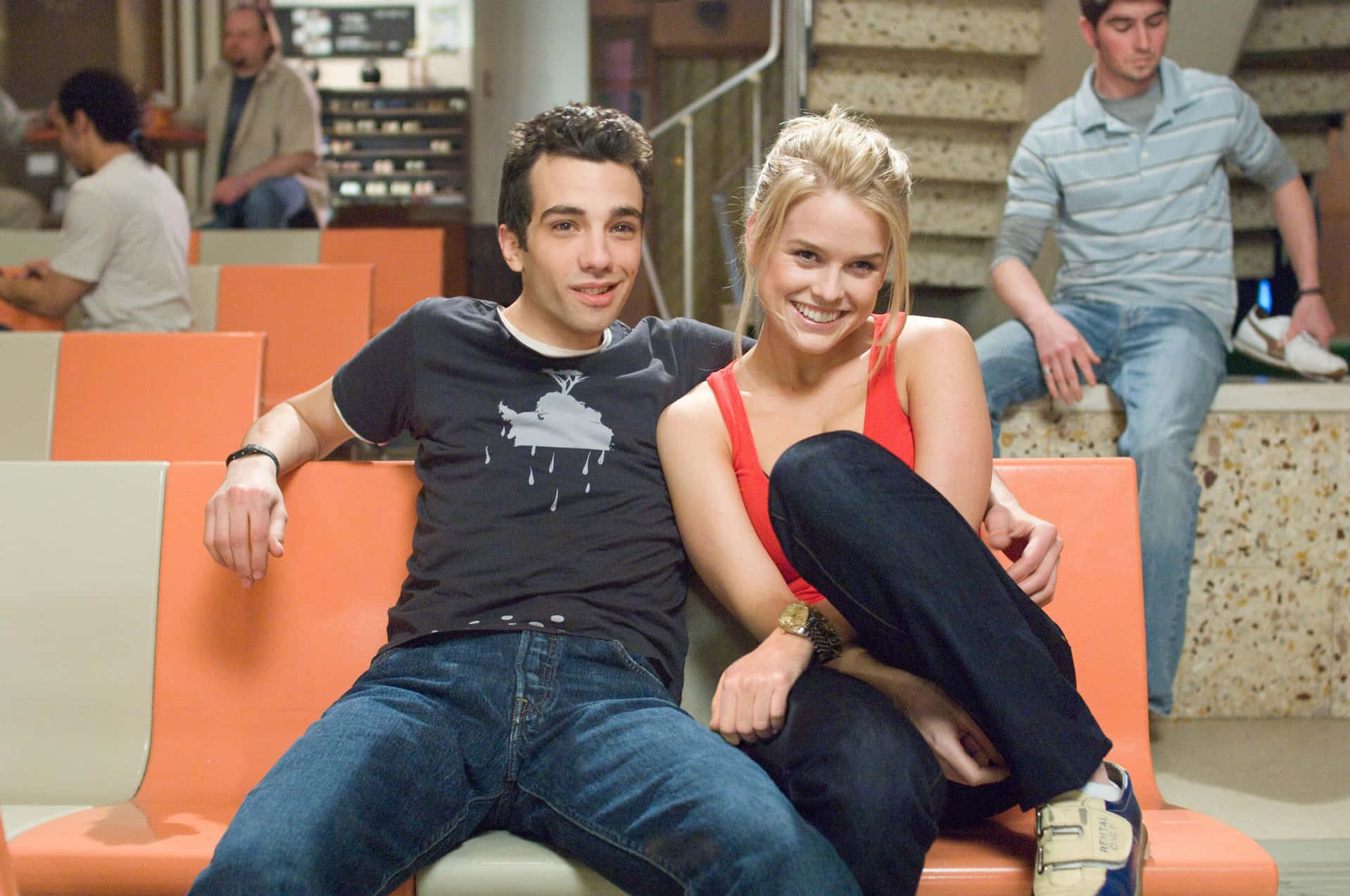Canadian Actor Jay Baruchel Posing For A Shoot Background