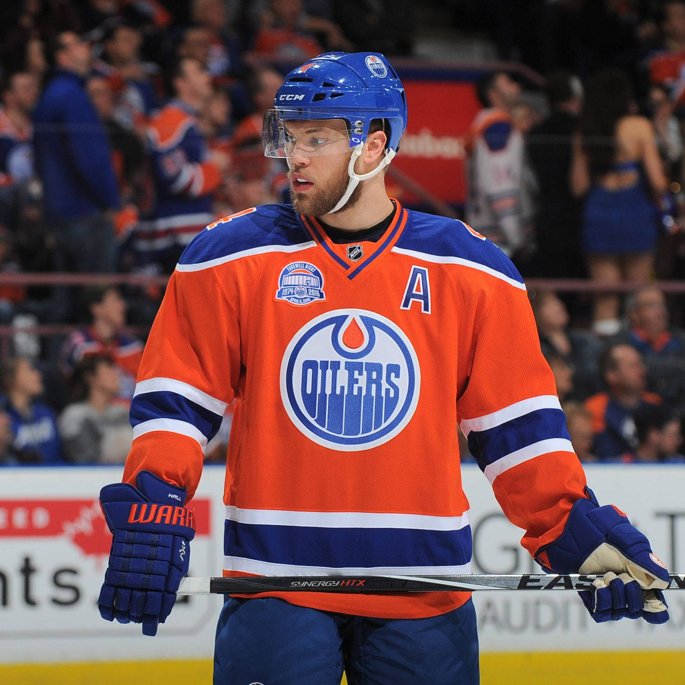 Canadian Edmonton Oilers Taylor Hall Background