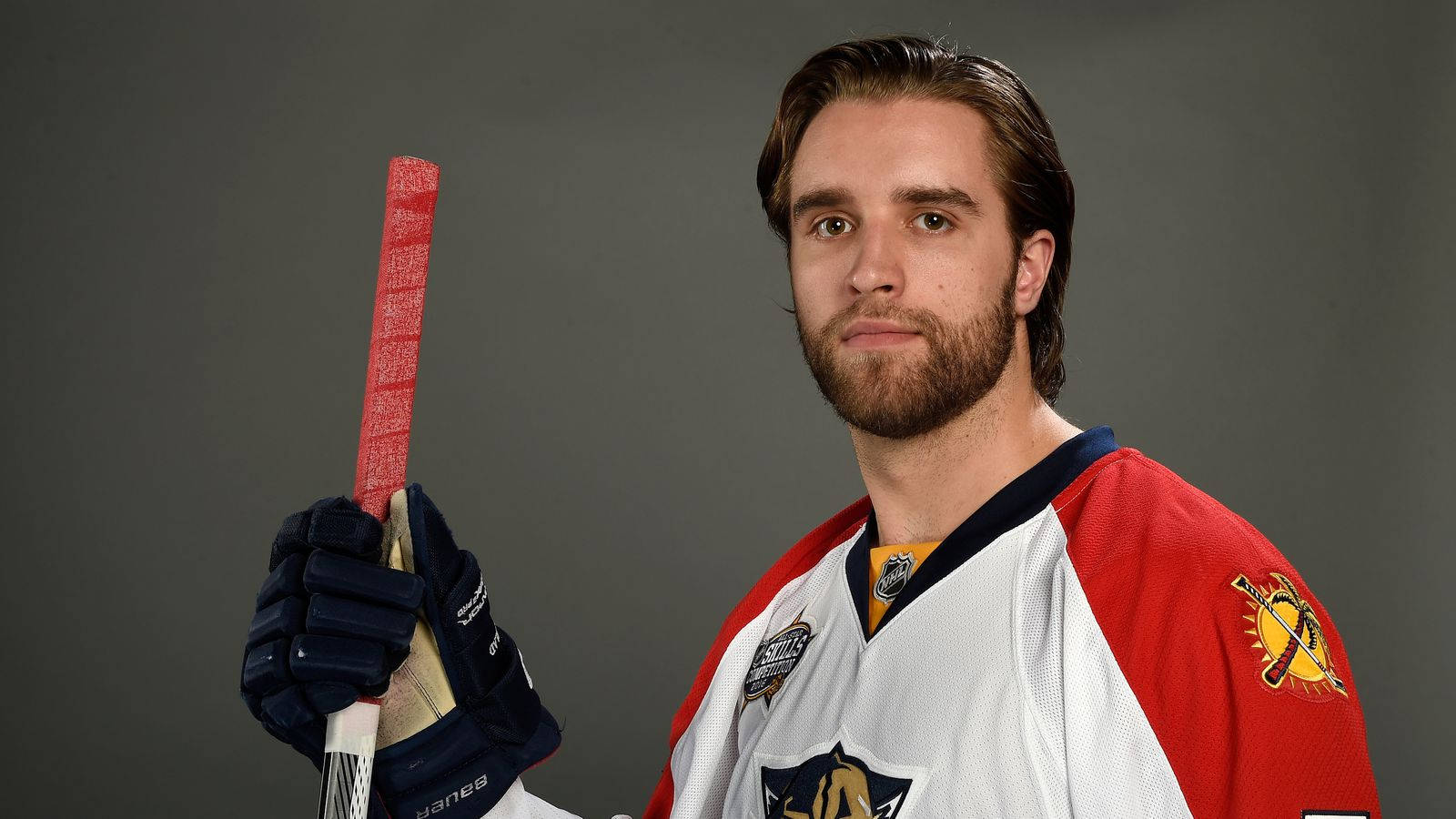 Canadian Hockey Athlete Aaron Ekblad 2016 Nhl All Star Portrait Background