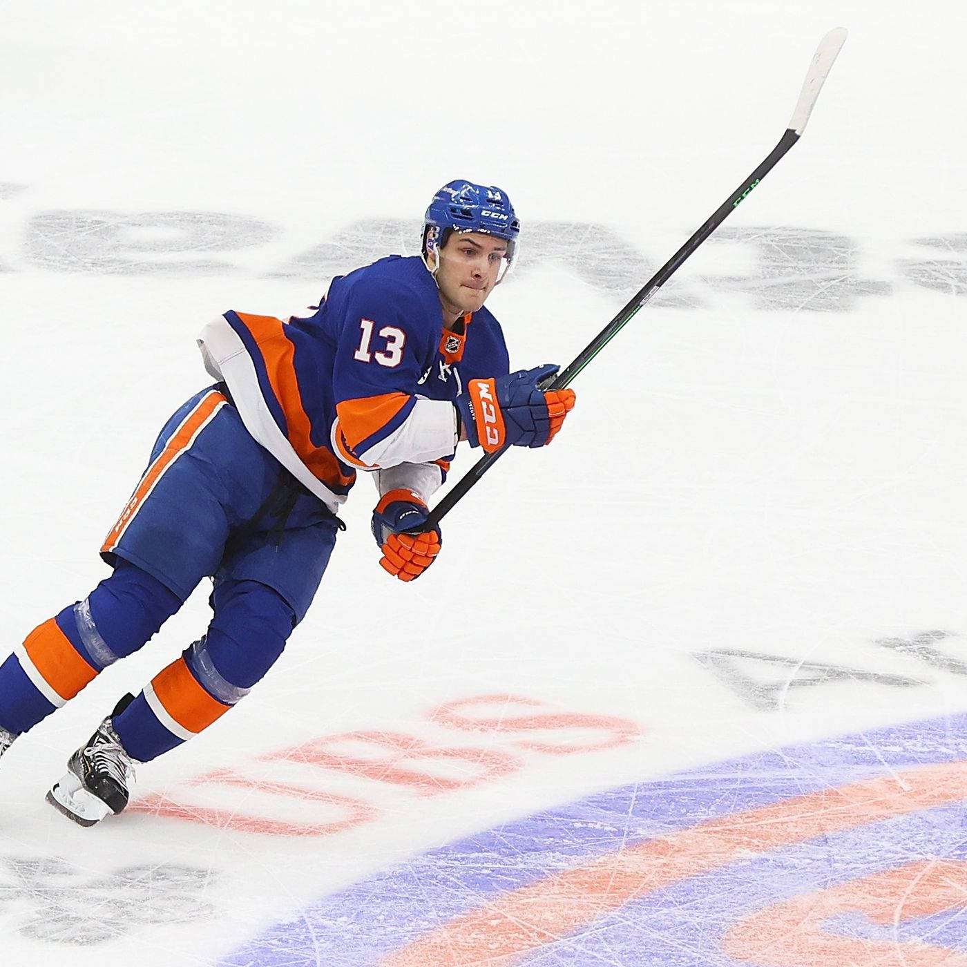 Canadian Ice Hockey Player Mathew Barzal At Ubs Arena