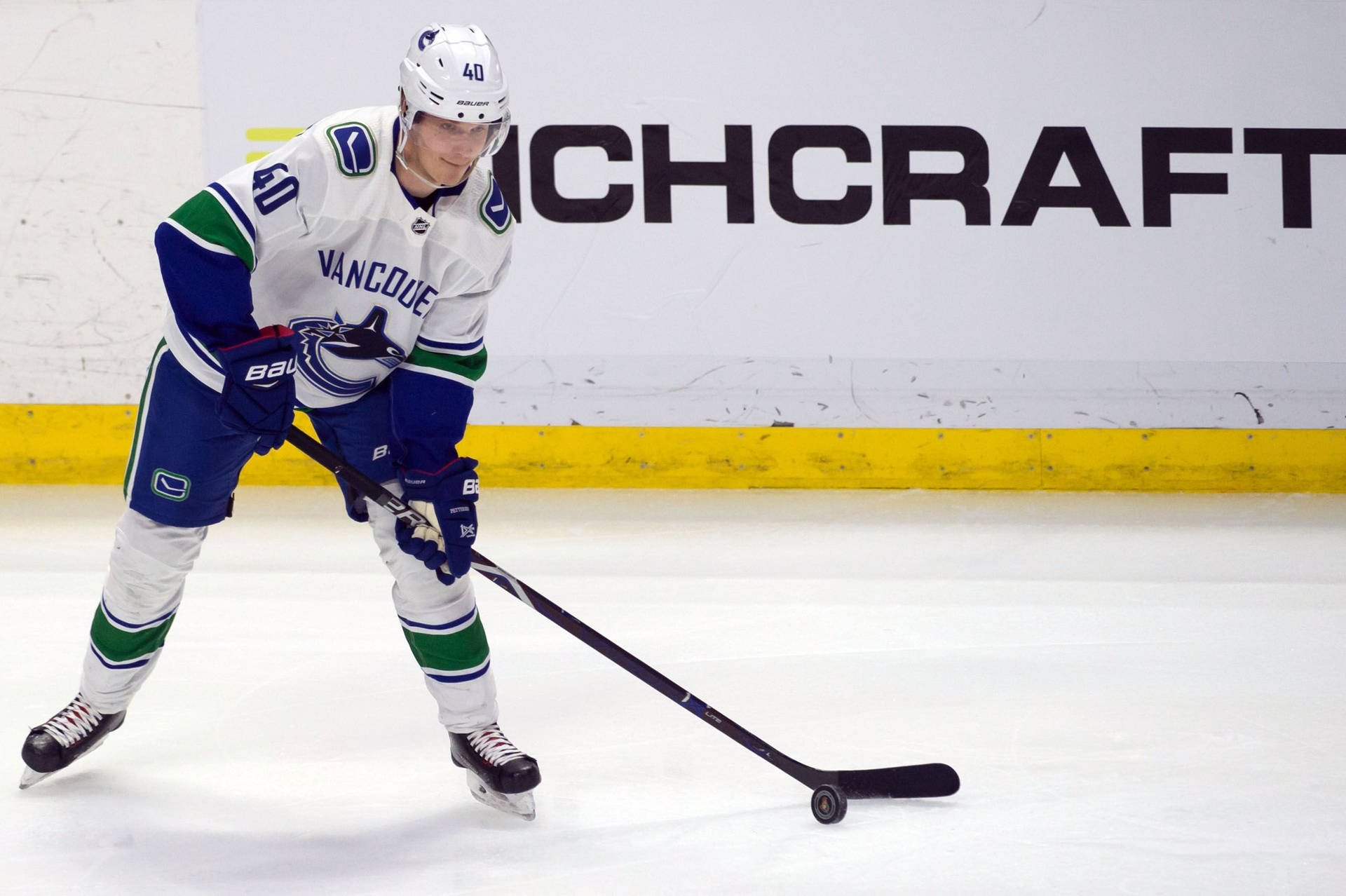 Canadian Nhl Player Elias Pettersson Background