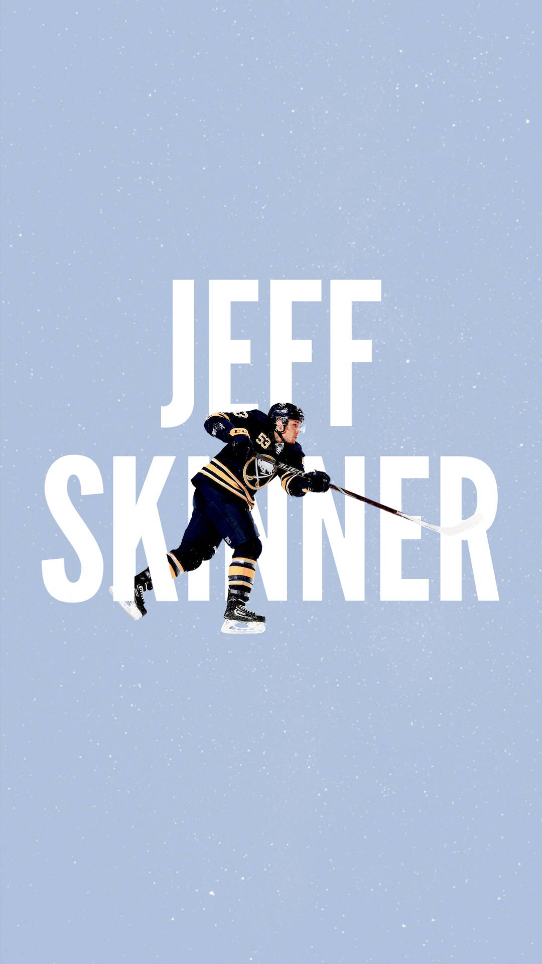 Canadian Nhl Player Jeff Skinner Aesthetic Illustration Background