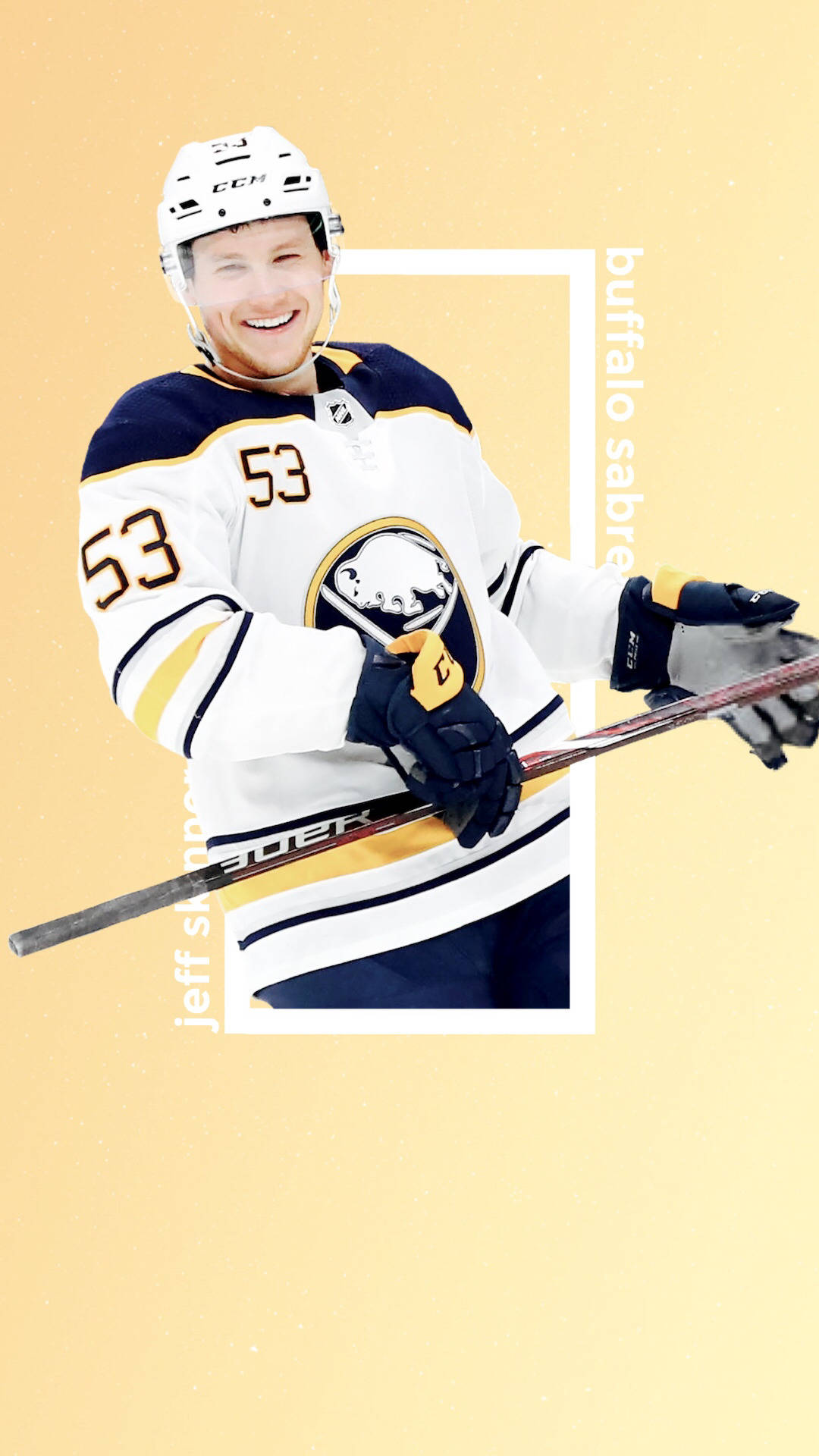 Canadian Nhl Player Jeff Skinner Digital Art Background