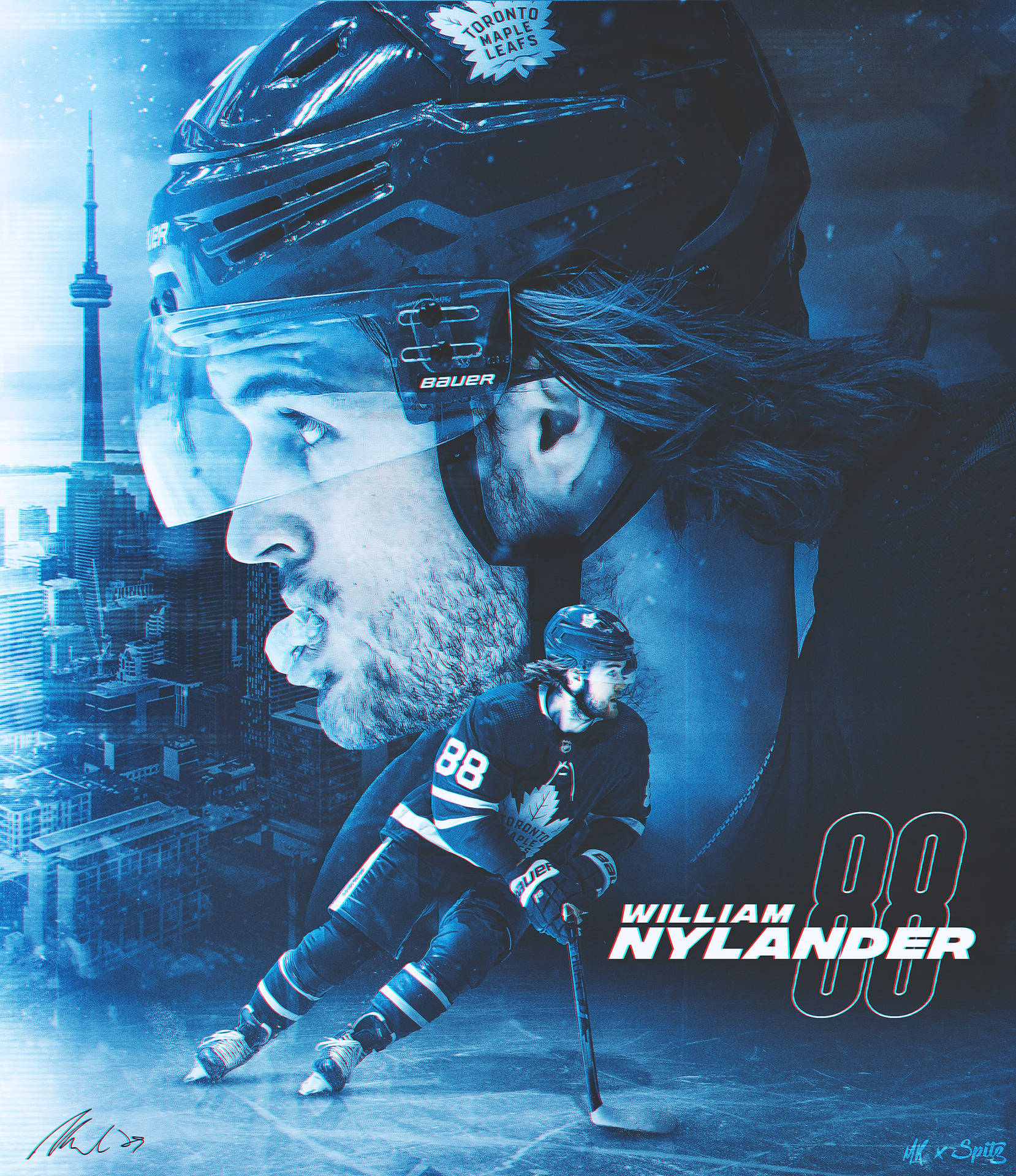 Canadian Nhl Player William Nylander Poster