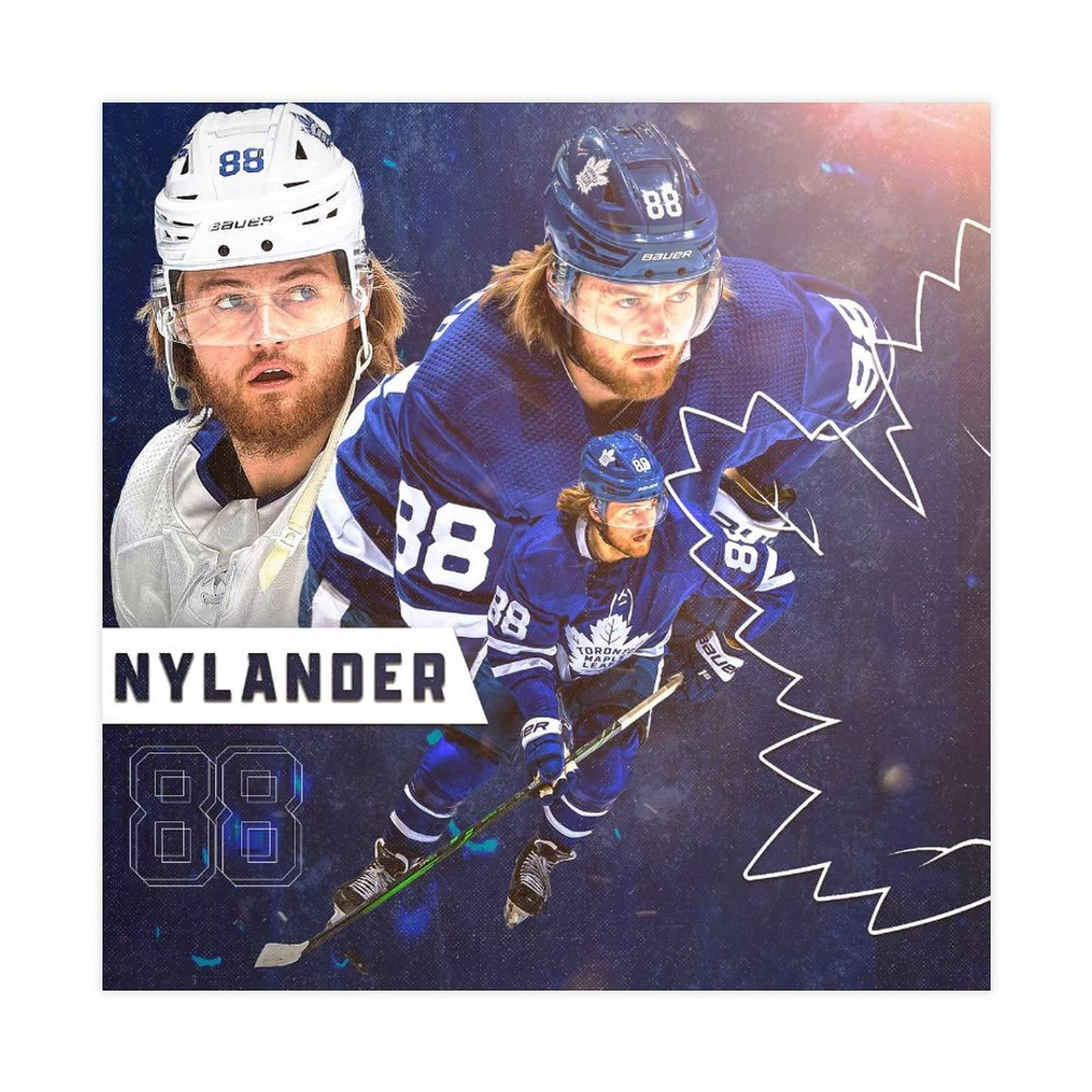 Canadian Nhl Player William Nylander Wall Art Poster Background