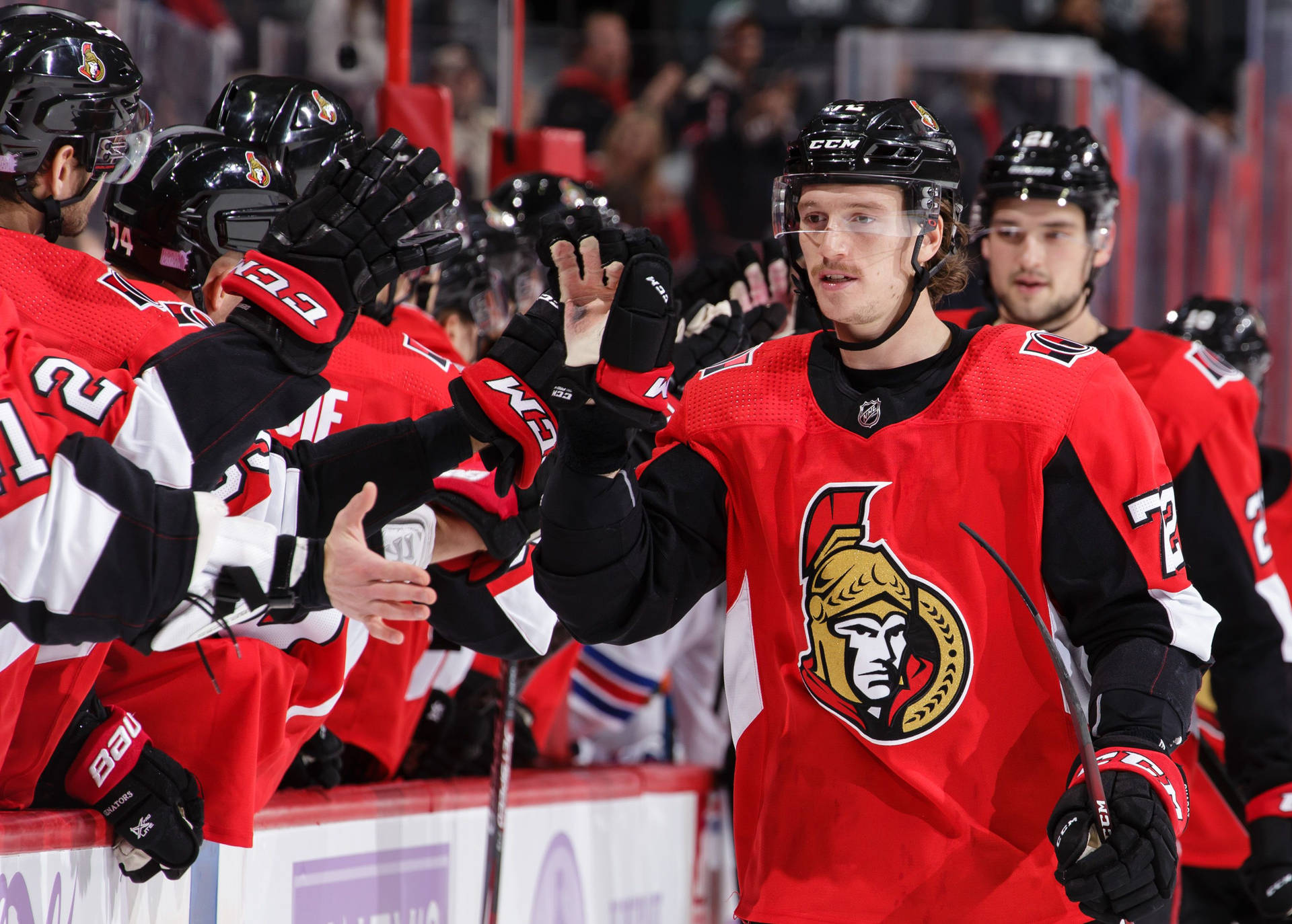 Canadian Professional Hce Hockey Player Thomas Chabot Background