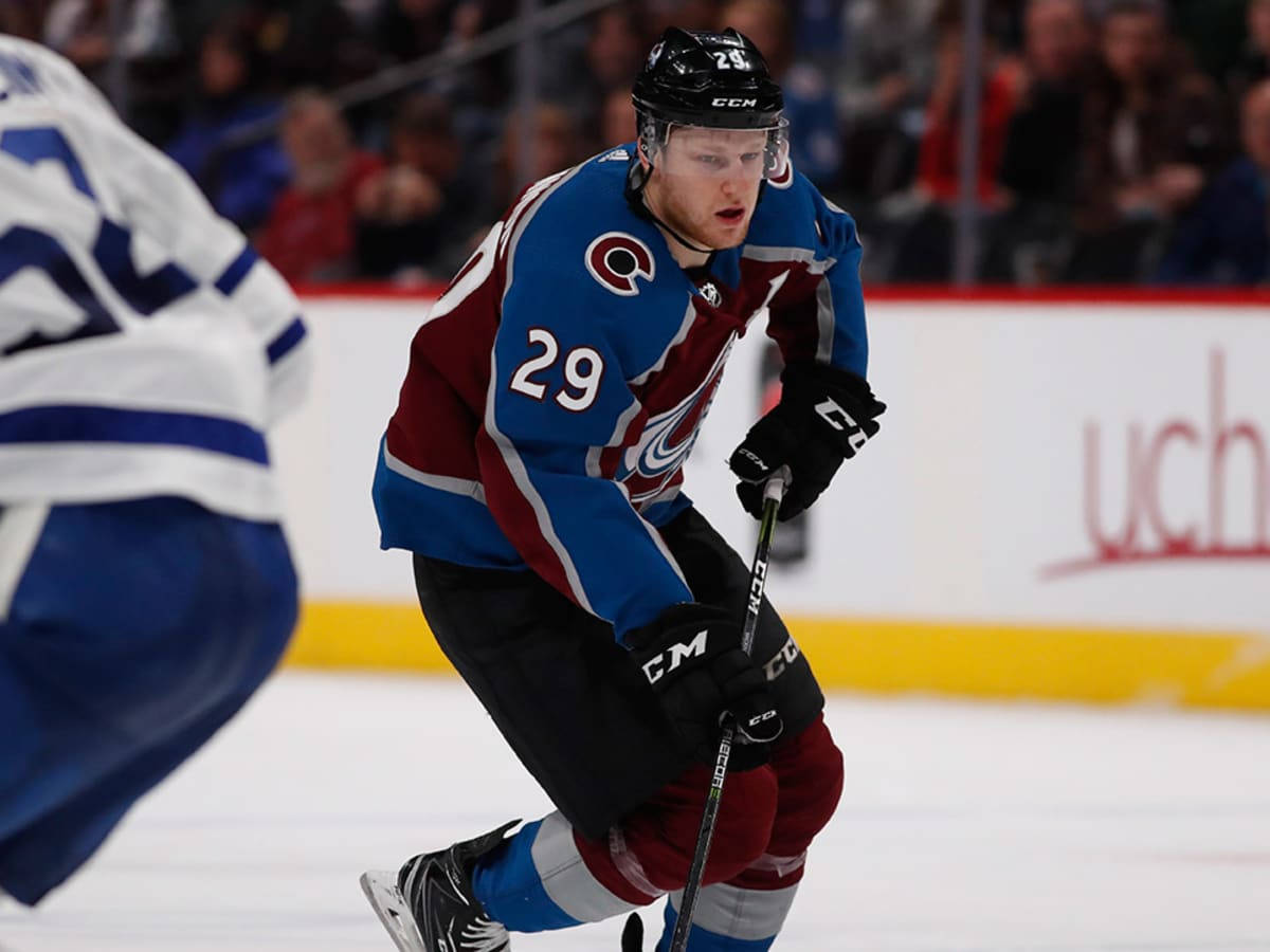 Canadian Professional Ice Hockey Player Nathan Mackinnon Background