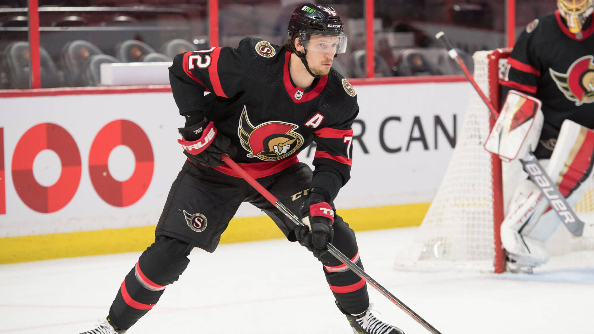 Canadian Professional Ice Hockey Star - Thomas Chabot Background