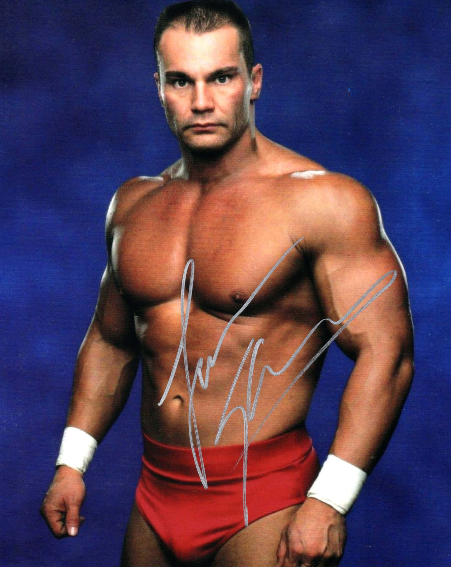 Canadian Professional Wrestler Autographed Lance Storm Background