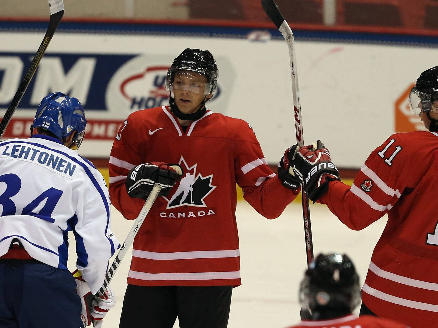 Canadian Sam Reinhart Kootenay Ice Candid Shot 2014 Background