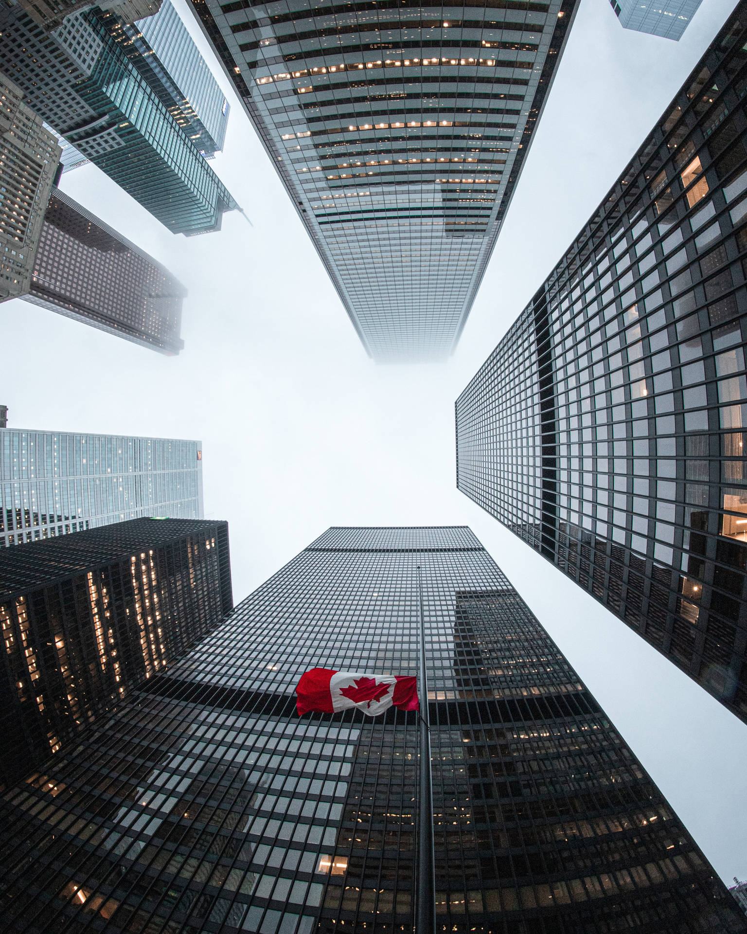 Canadian Tall Skyscrapers Background