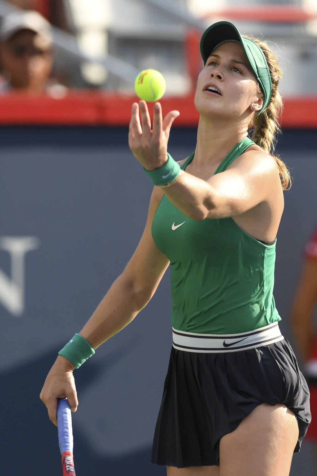 Canadian Tennis Star - Eugenie Bouchard Action Shot