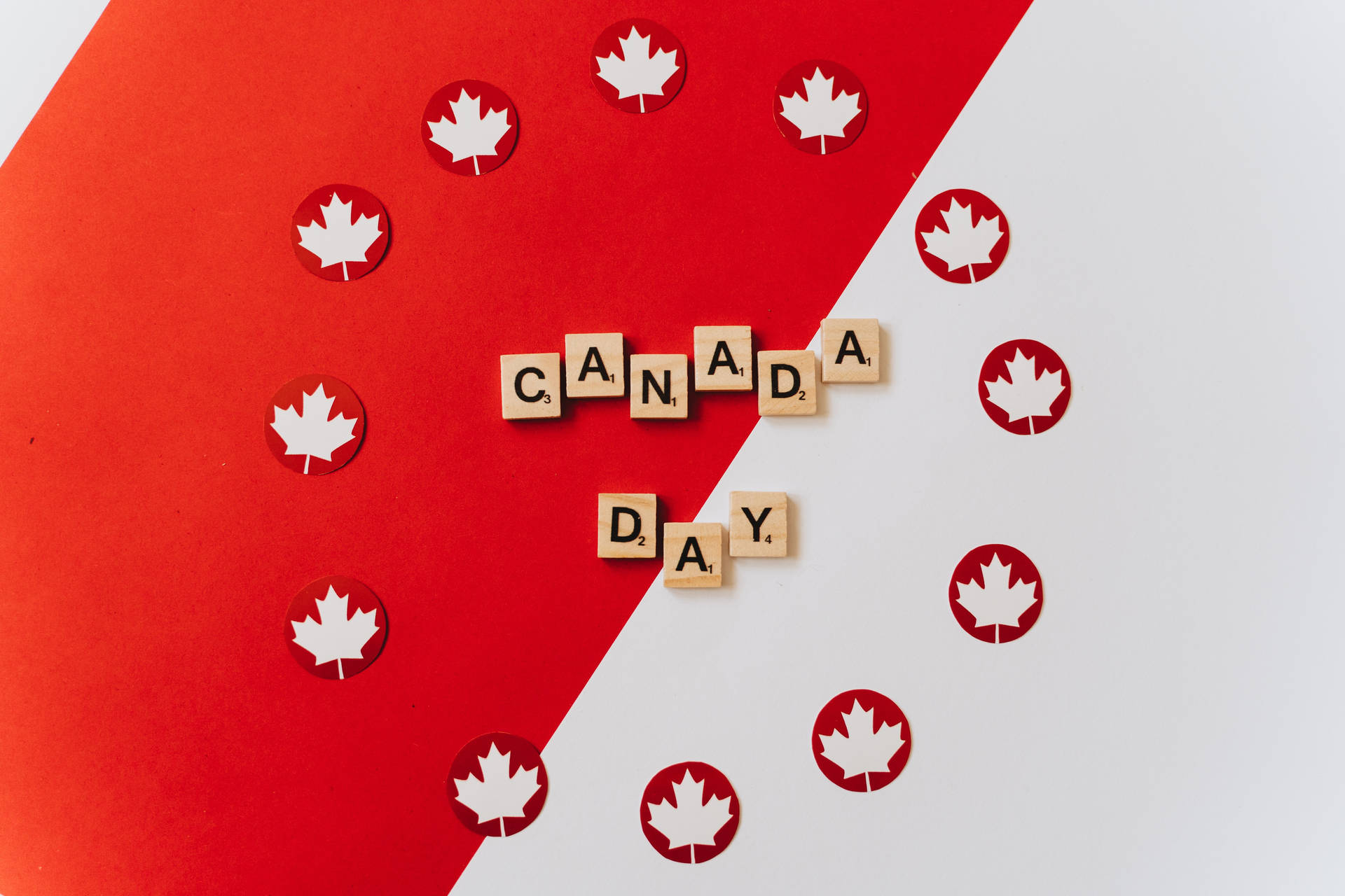 Canadian Themed Canada Day Background