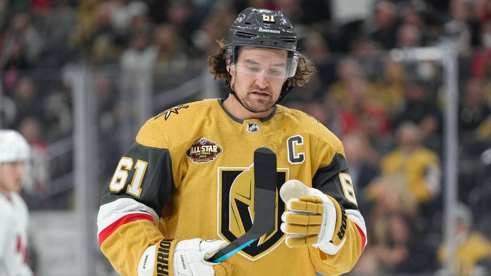 Canadian Vegas Golden Knights Athlete Mark Stone Medium Shot Background