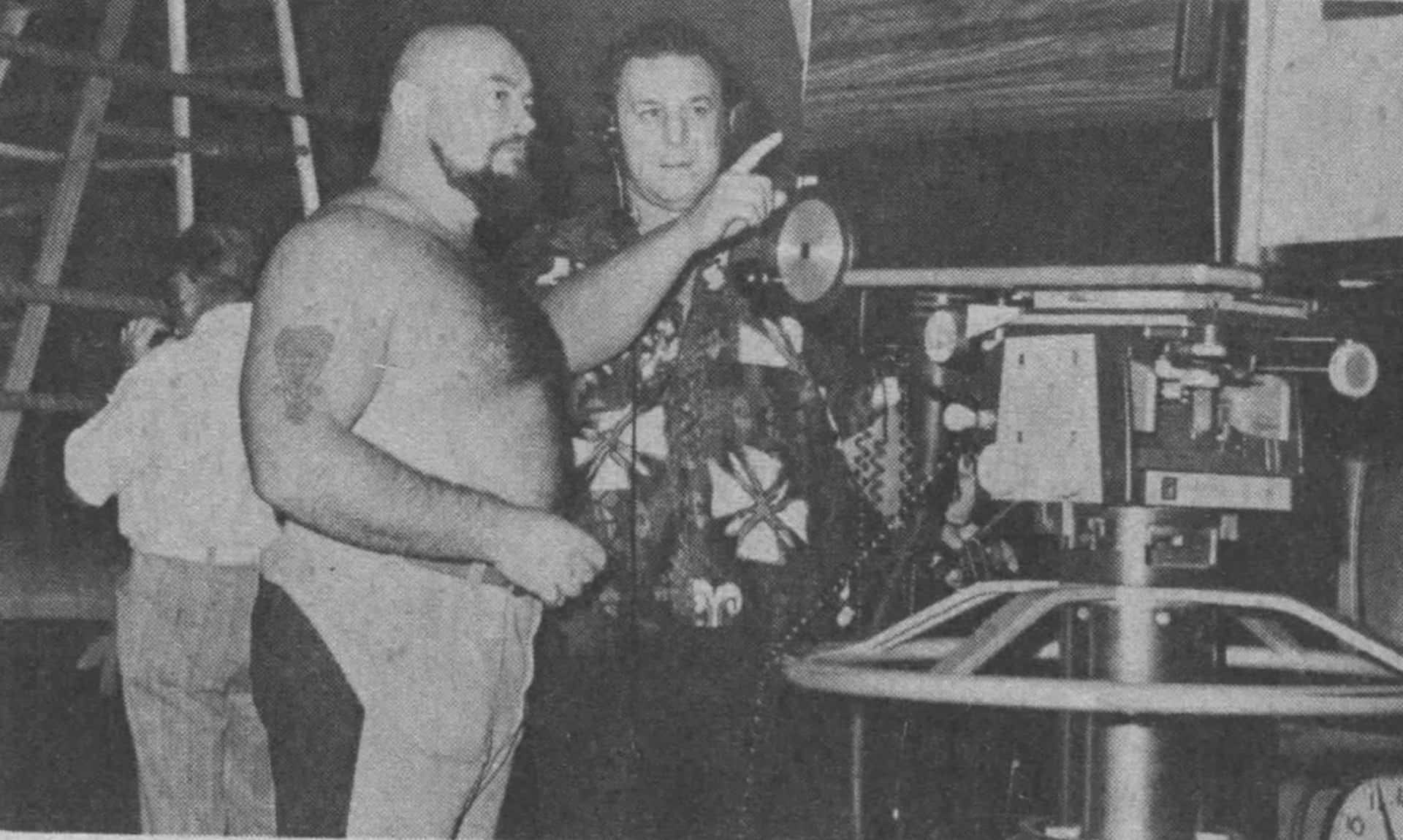 Canadian Wrestler Ivan Koloff And Manager Stan Kowalski Background