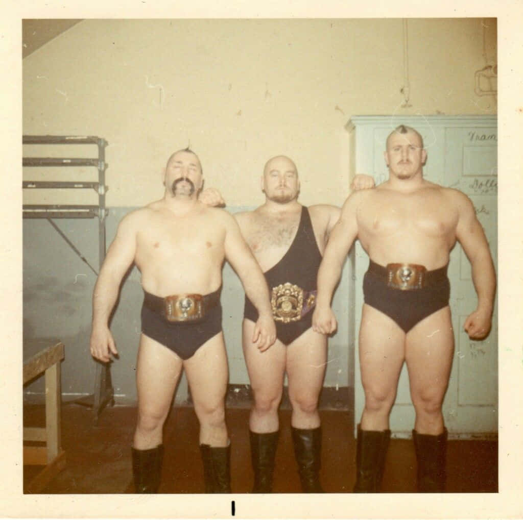 Canadian Wrestler Ivan Koloff With The Mongols Background