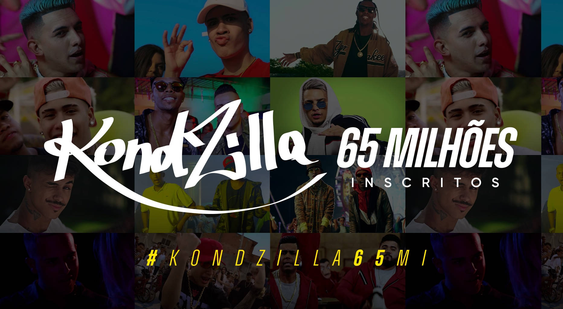 Canal Kondzilla 65 Million Subscribers Background