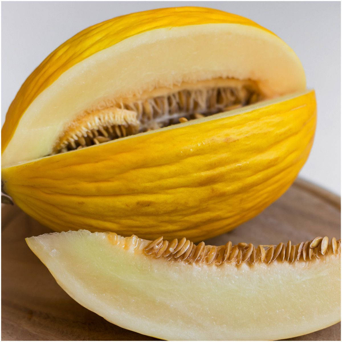 Canary Melon With Seeds