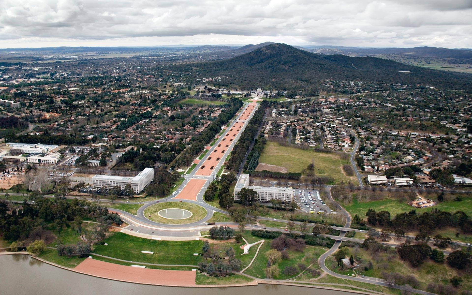Canberra City Landscape Photograph Background