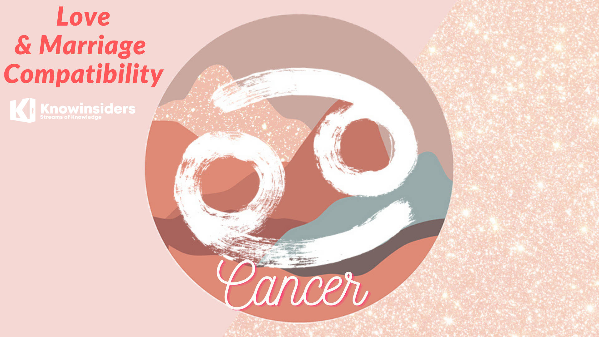 Cancer Aesthetic Logo Design Background