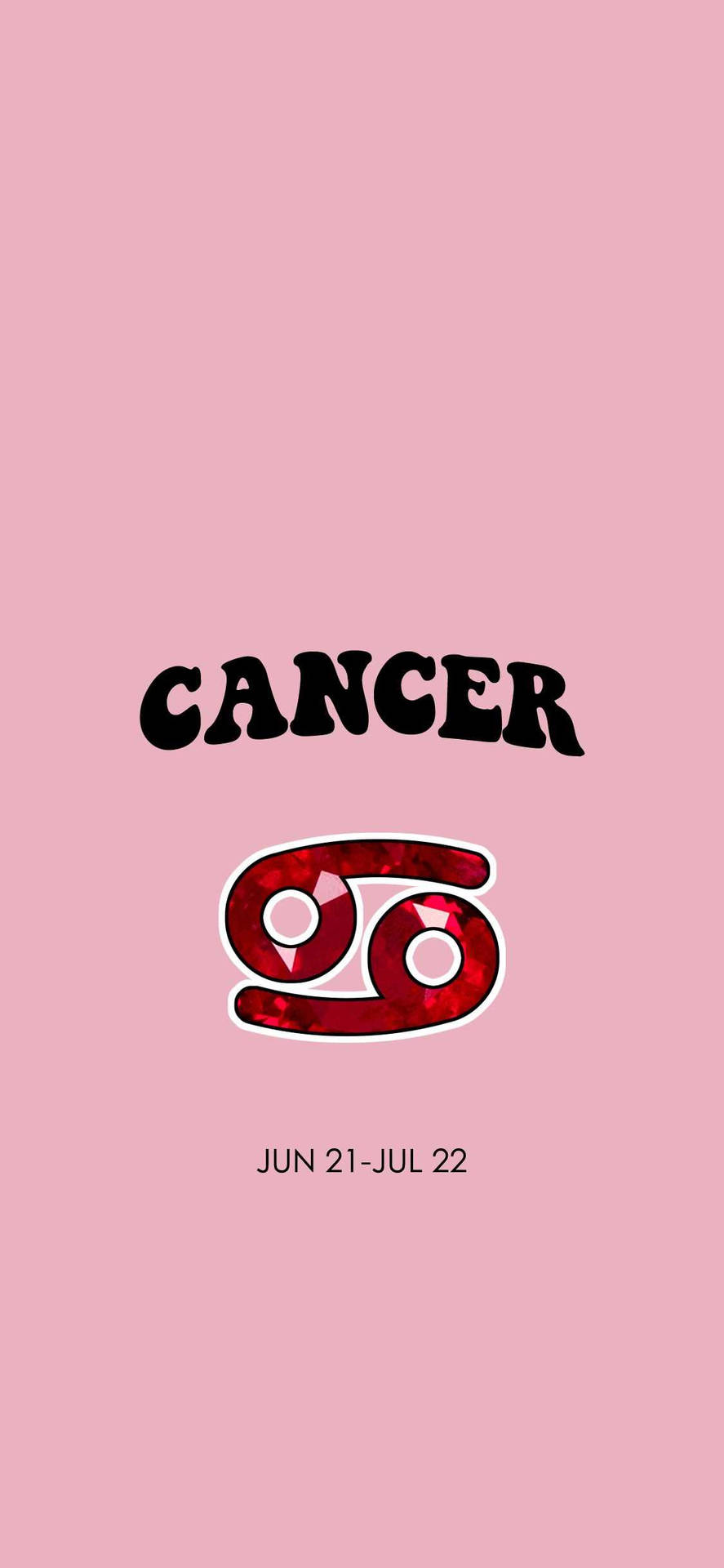 Cancer Zodiac June To July Background