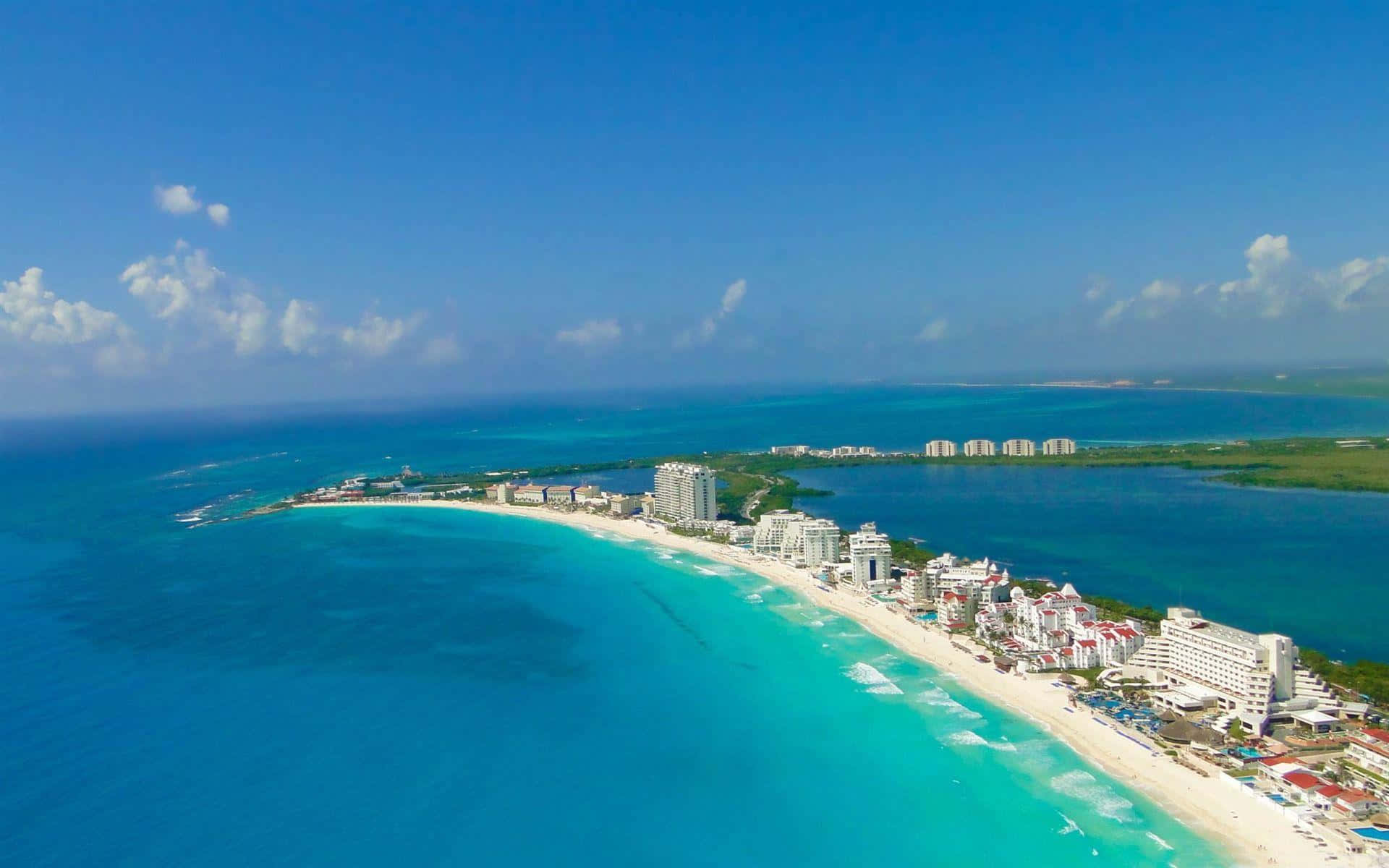 Cancún, Mexico Coast Background