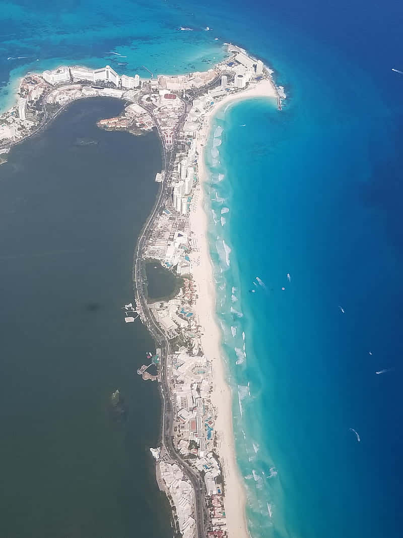 Cancún, Mexico Nichupte Lagoon Background