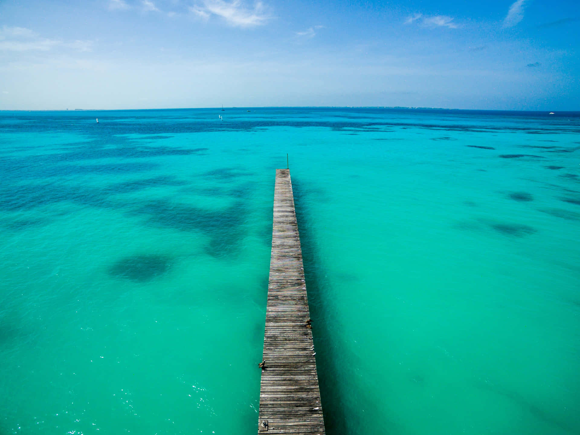 Cancún, Mexico Puncheon Bridge Background