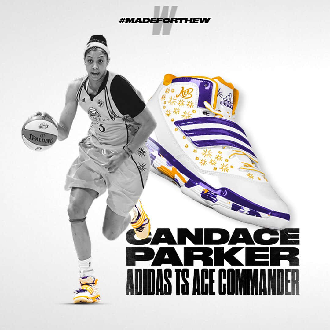 Candace Parker Endorsing Adidas Sports Shoes