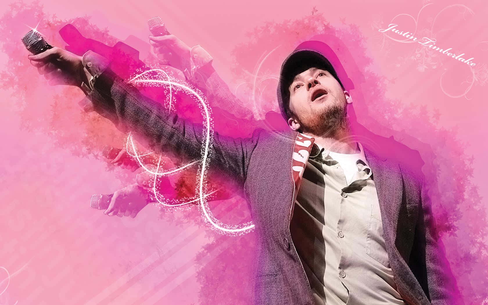 Candian Pop Music Superstar Justin Timberlake Background