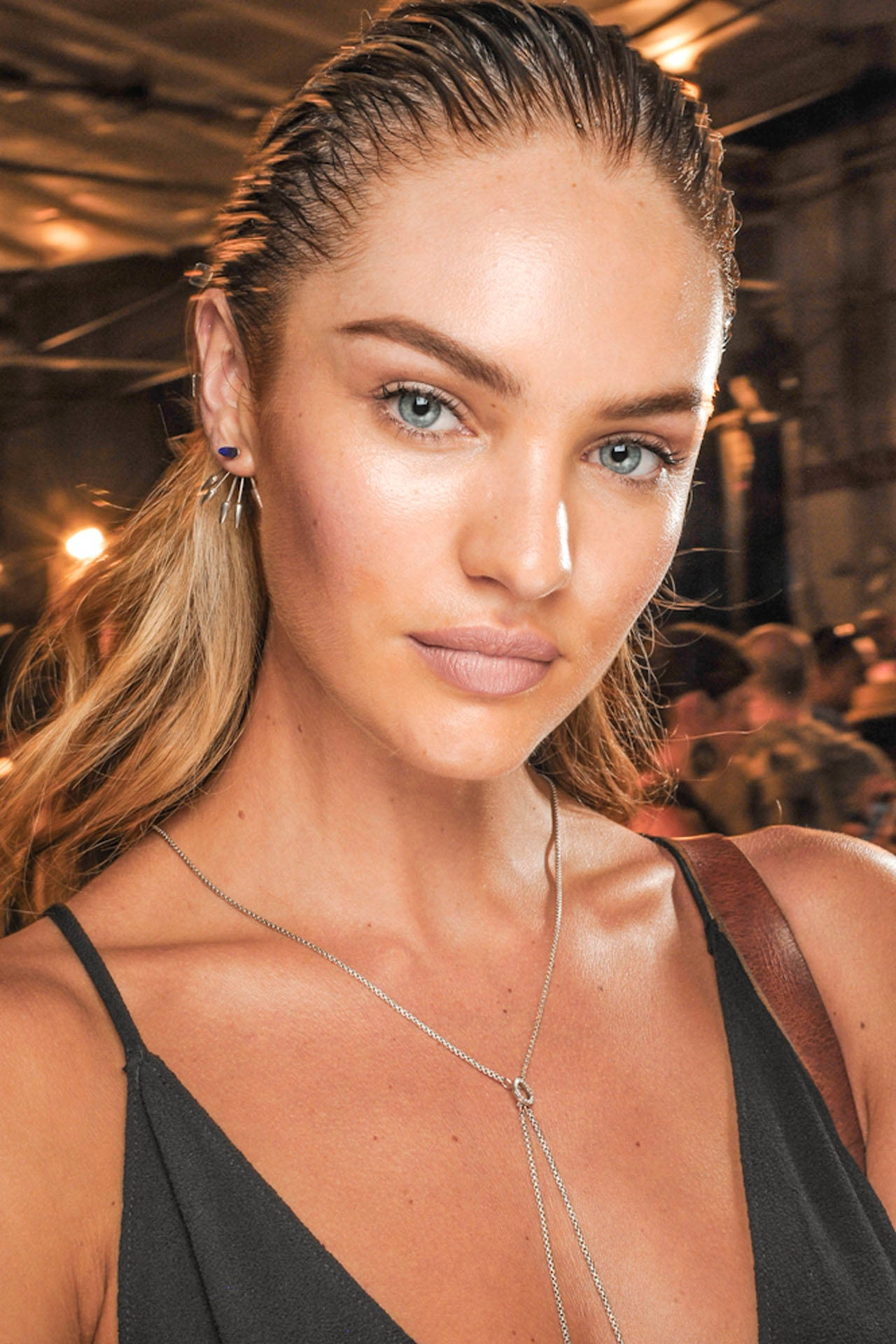 Candice Swanepoel Glows At Evening Party