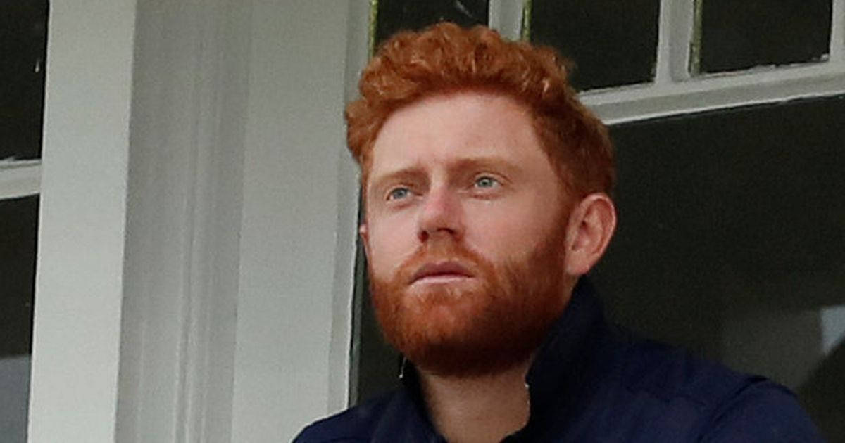 Candid Jonny Bairstow With Brown Hair