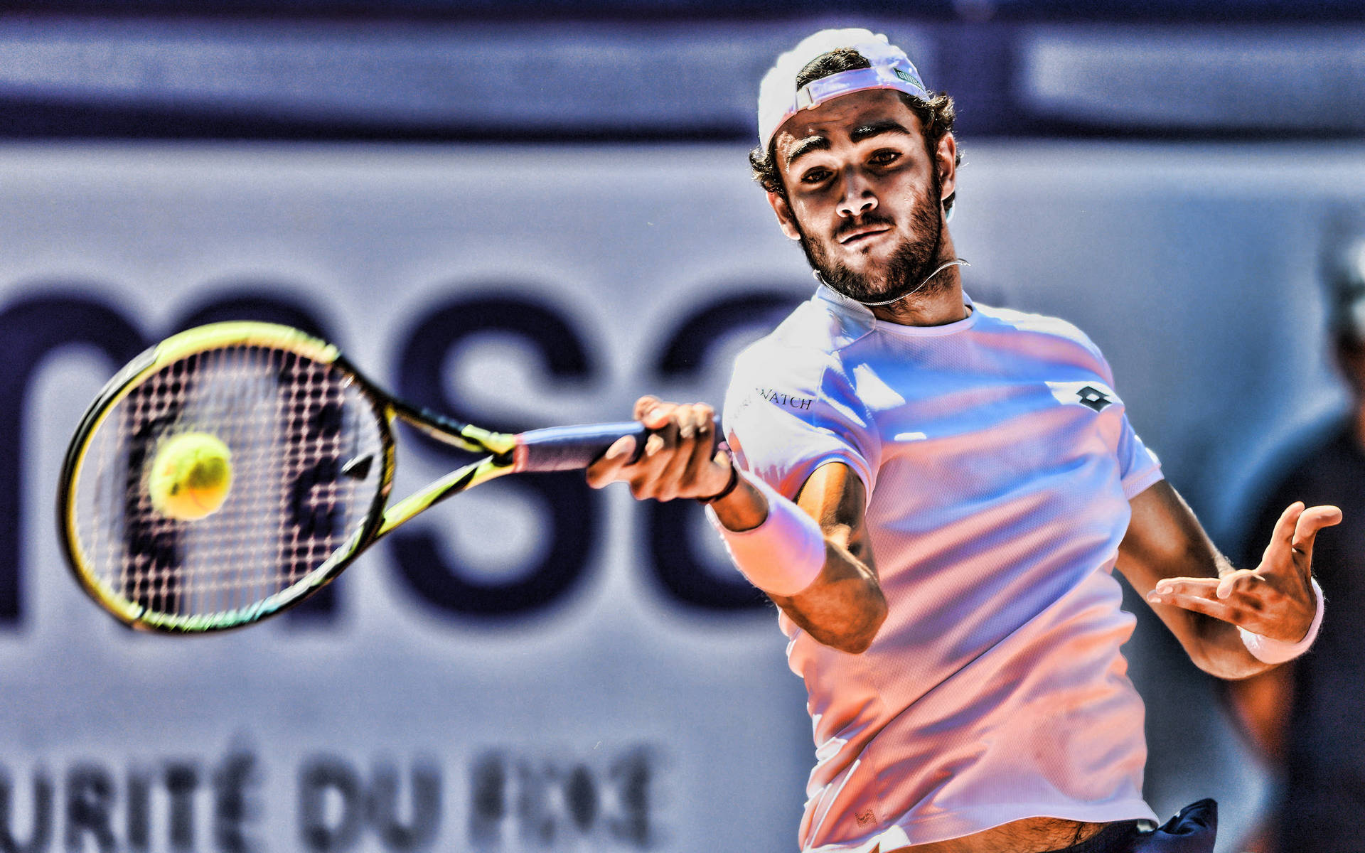 Candid Matteo Berrettini Edited Background