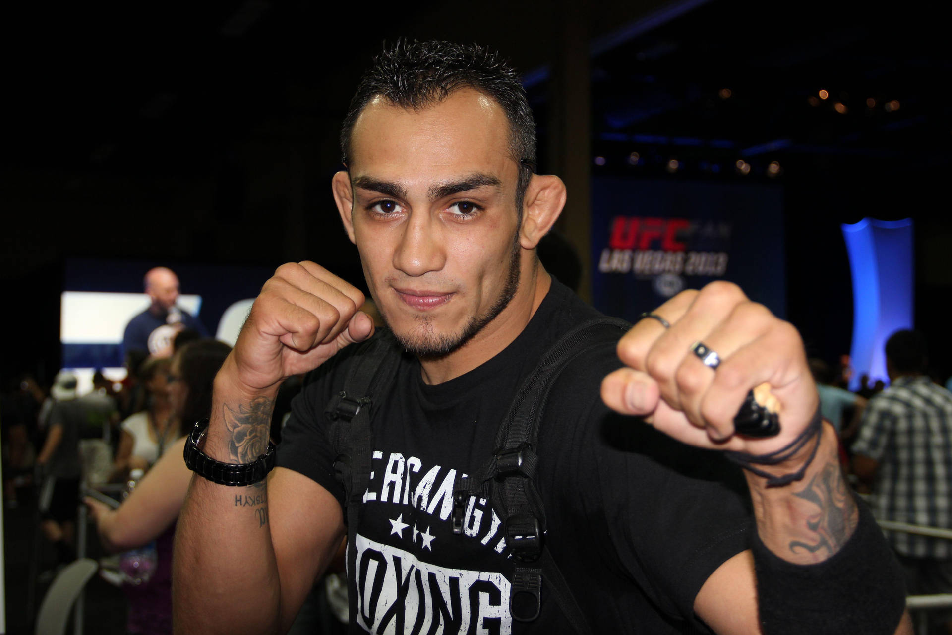 Candid Photo Of Tony Ferguson Background