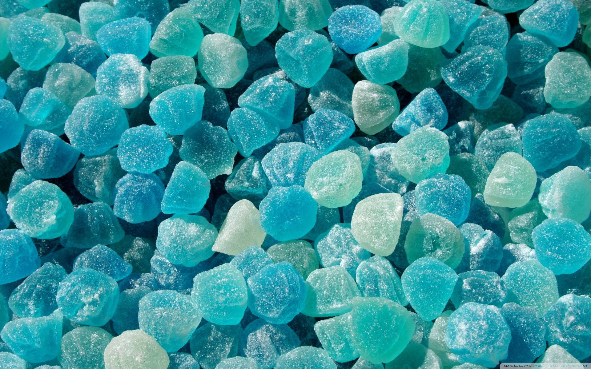 Candies Dark And Blue Aesthetic Laptop Background