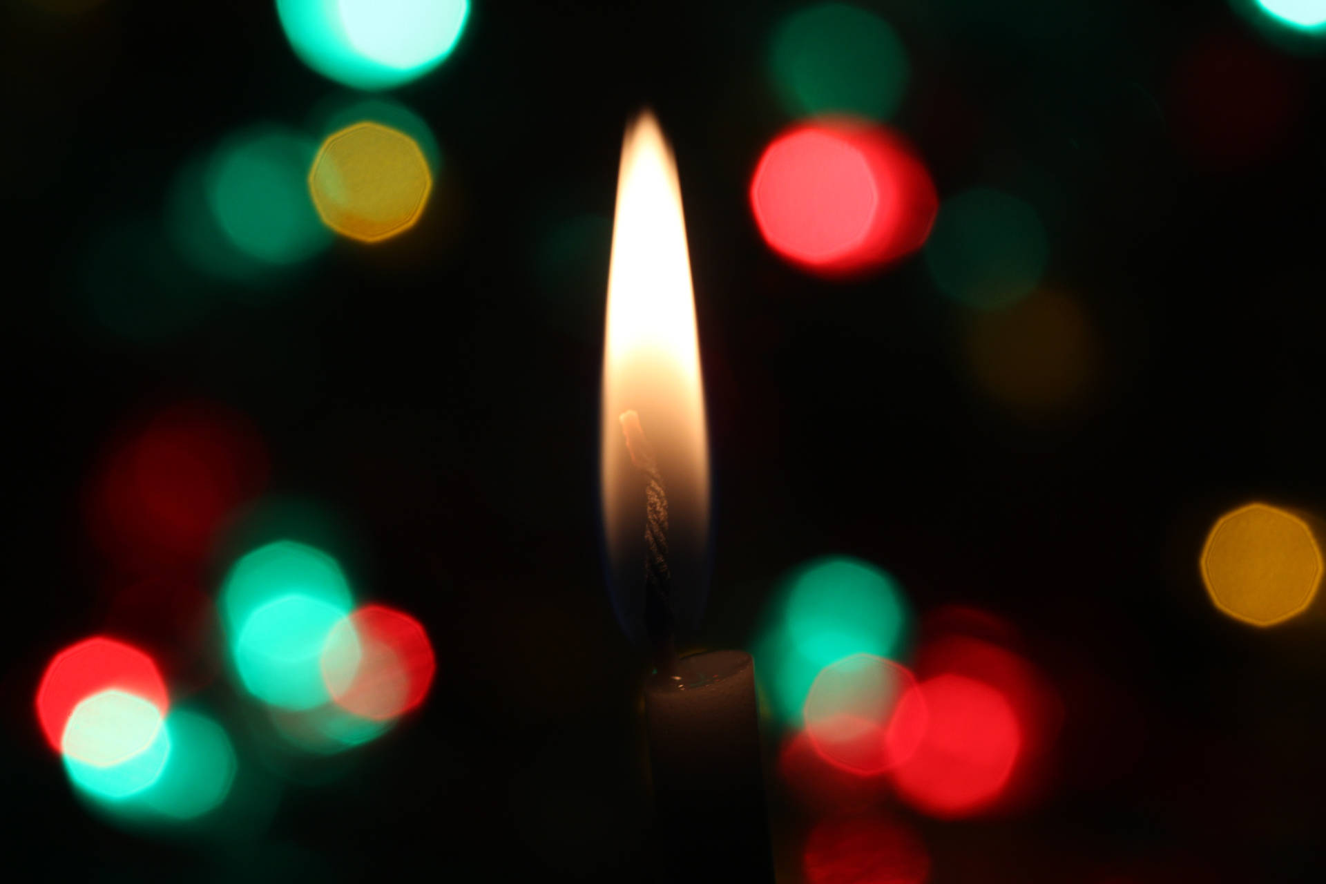 Candle Bokeh Background