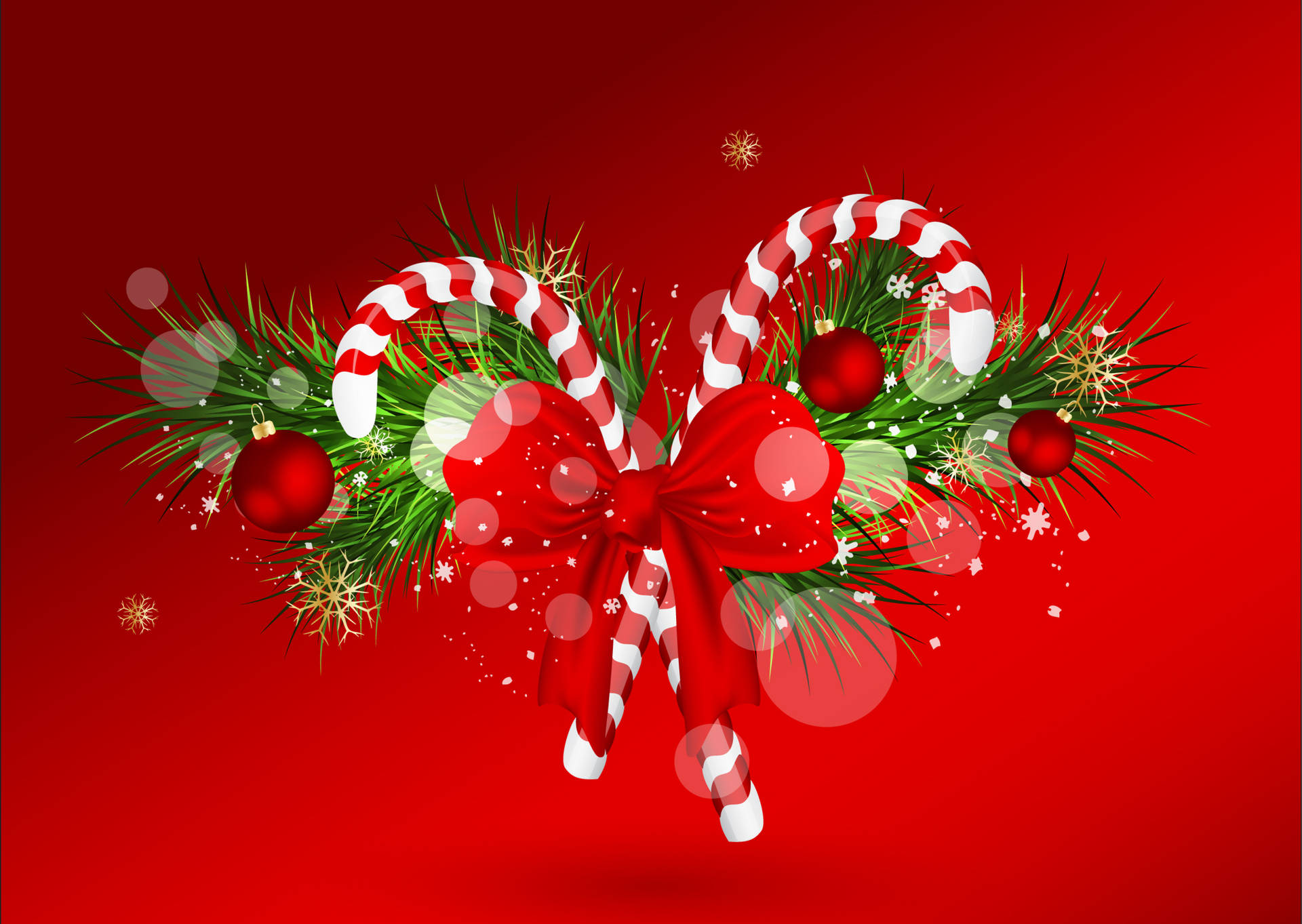 Candy Cane Christmas Wreath