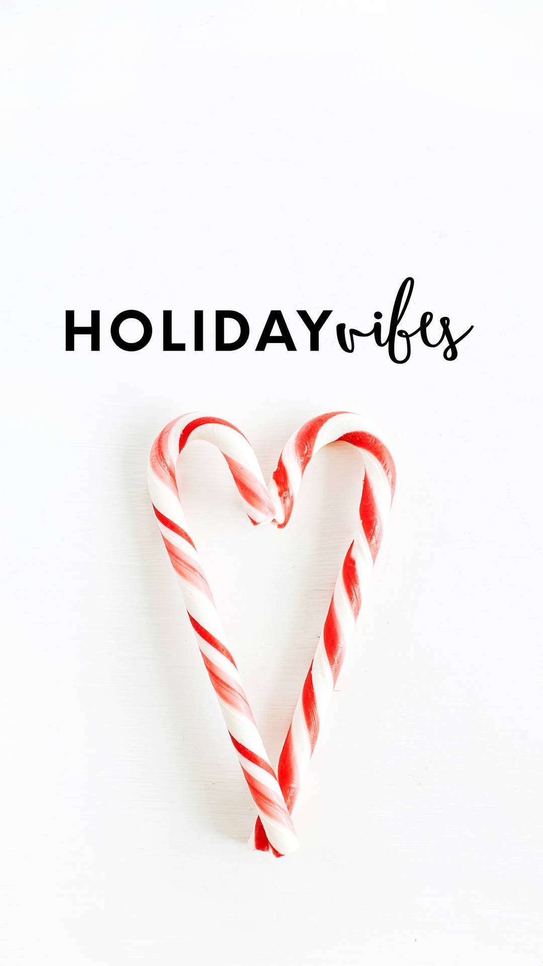 Candy Cane Holiday Vibes Background