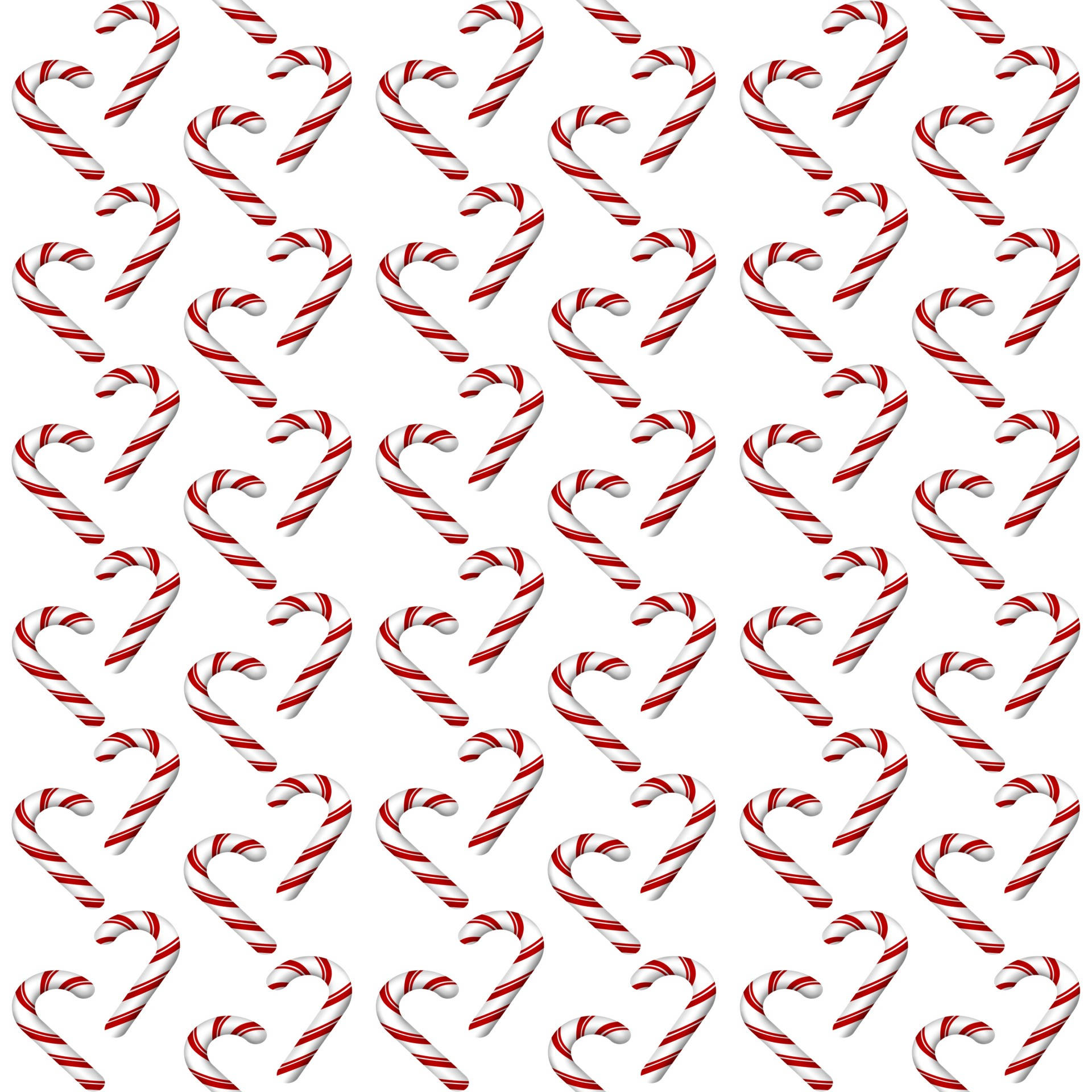 Candy Cane Seamless Pattern Background