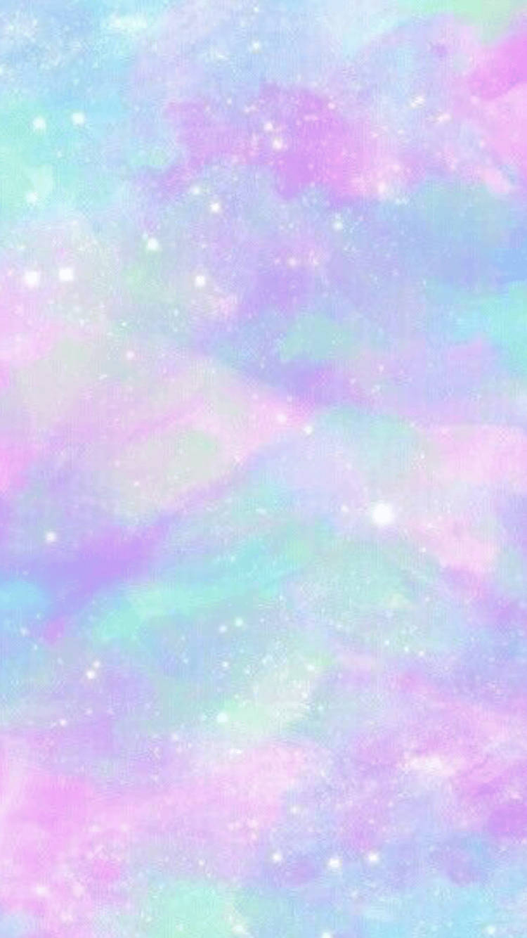 Candy Color Pastel Galaxy Background