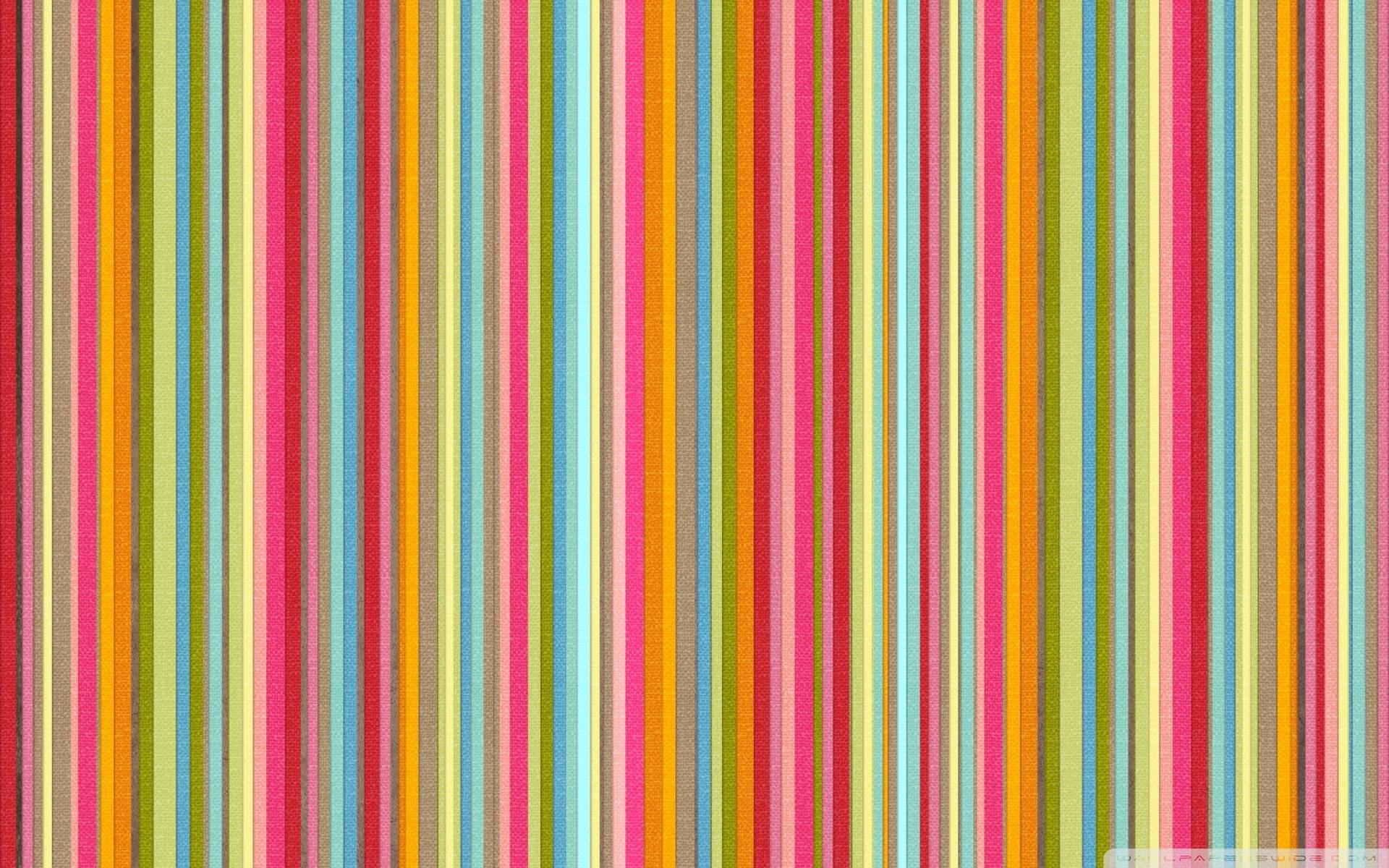 Candy Colored Striped Background