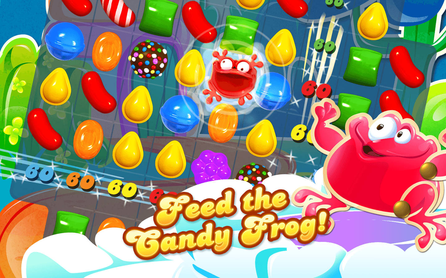 Candy Crush Saga Candy Frog Background